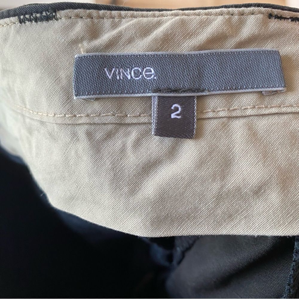 Vince Womens size Bermuda shorts black coin pocket above knee pocket $175 - Picture 2 of 7